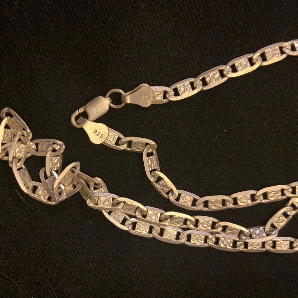 925 silver necklace, 27 inches length - Picture 2 of 2